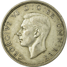 Coin, Great Britain, George VI, 1/2 Crown, 1946, VF(30-35), Silver, KM:856