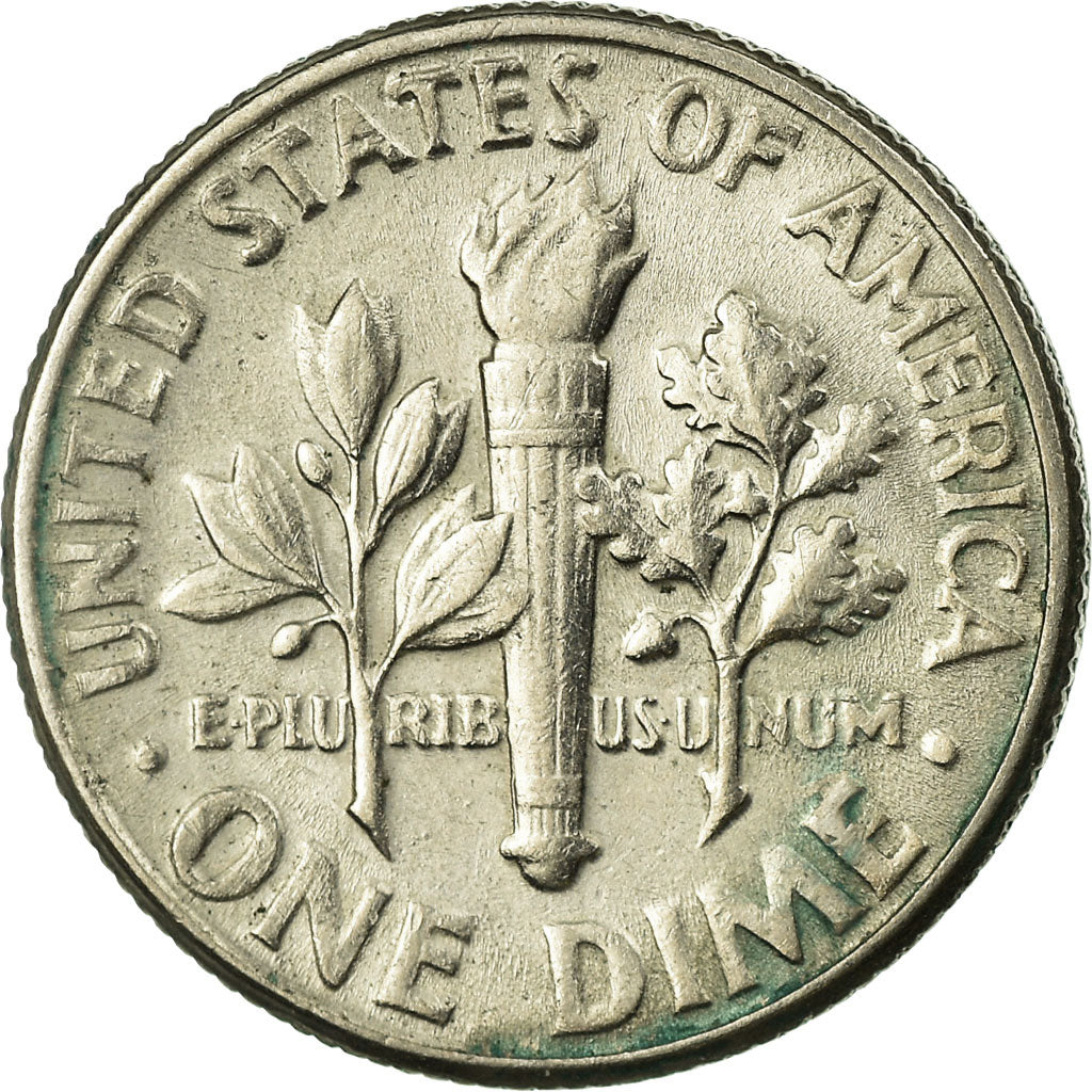 Moneta, Stati Uniti, Roosevelt Dime, Dime, 1977, U.S. Mint, Denver, MB+, Rame