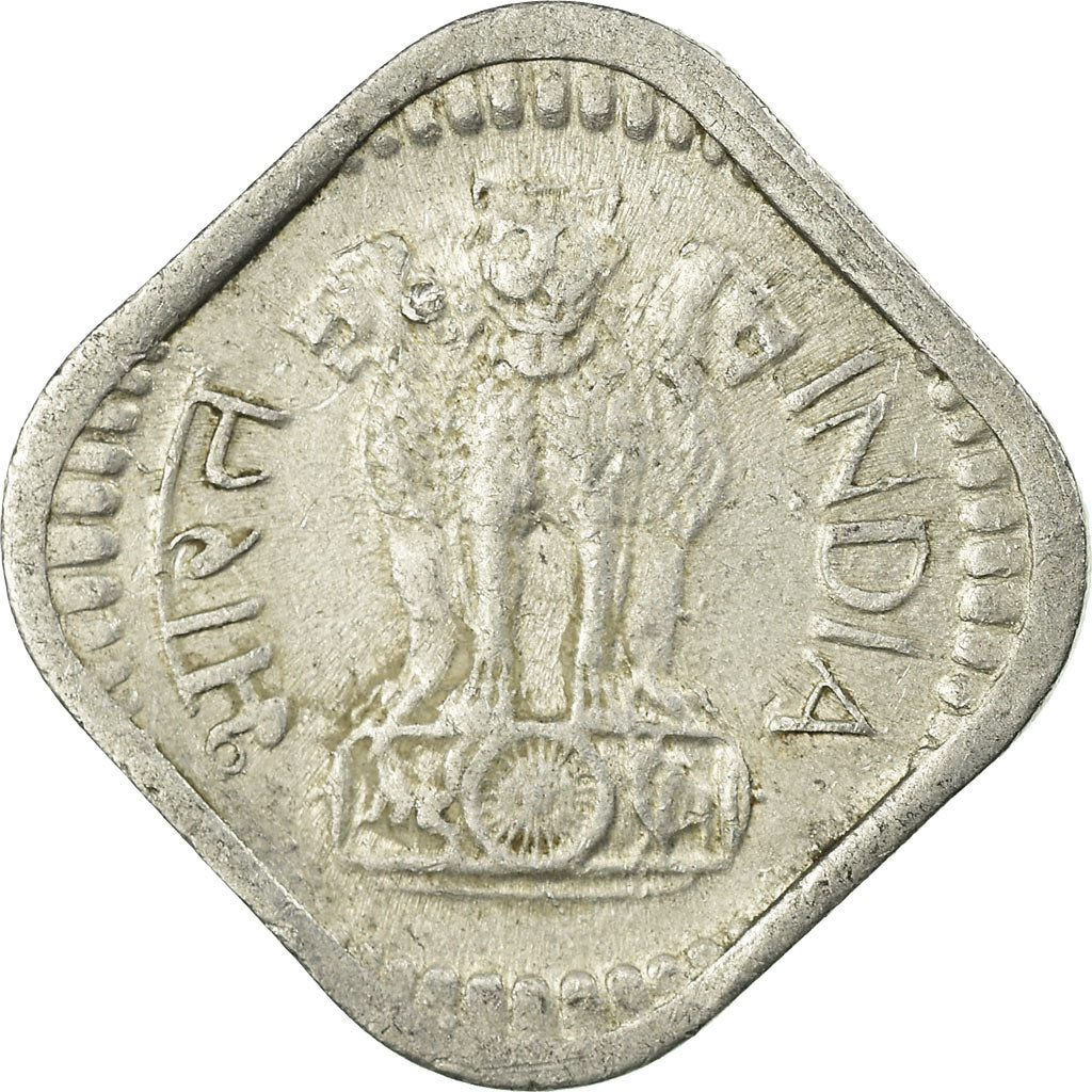 Moneta, REPUBBLICA DELL’INDIA, 5 Paise, 1971, MB+, Alluminio, KM:18.2