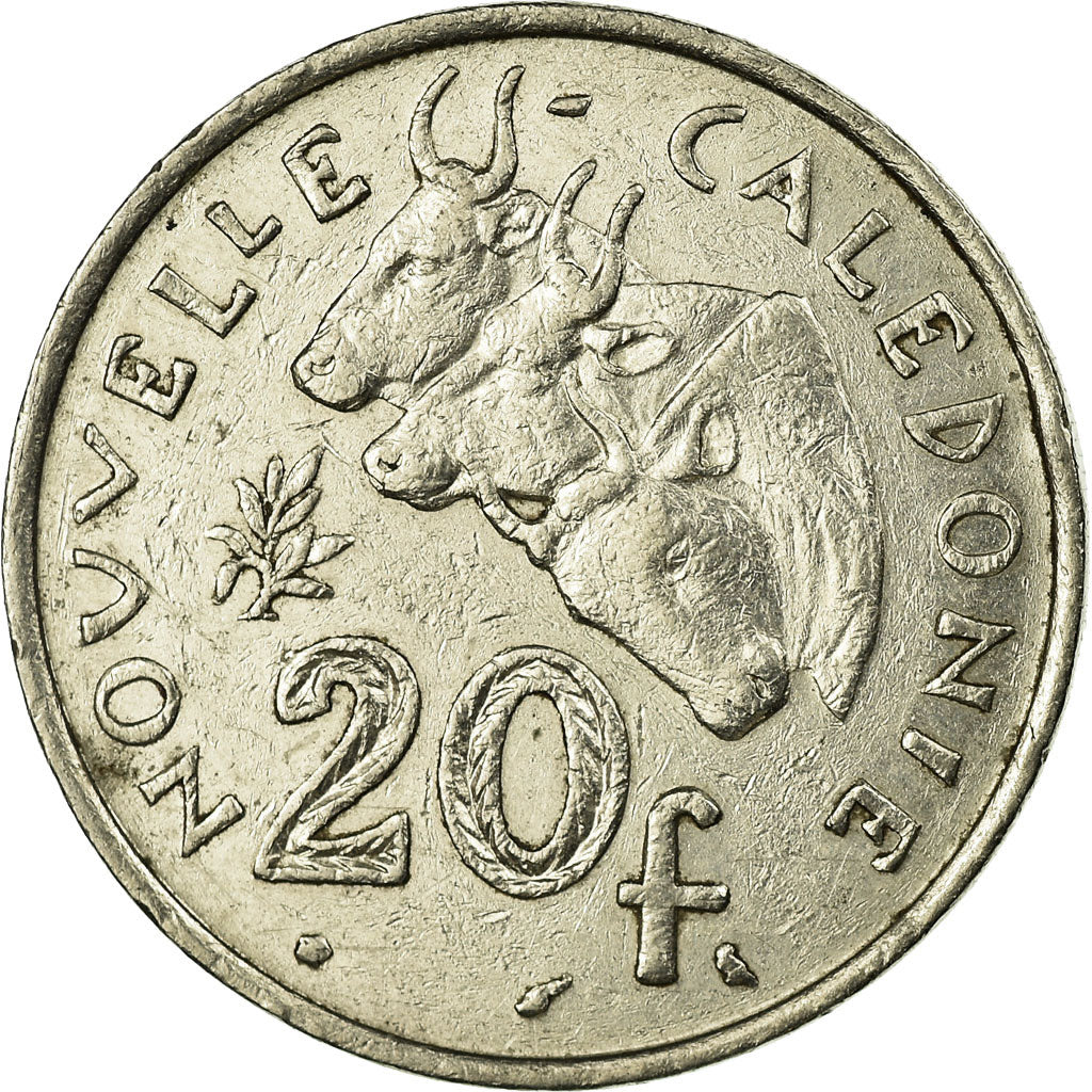Münze, Neukaledonien, 20 Francs, 1967, Paris, SS, Nickel, KM:6