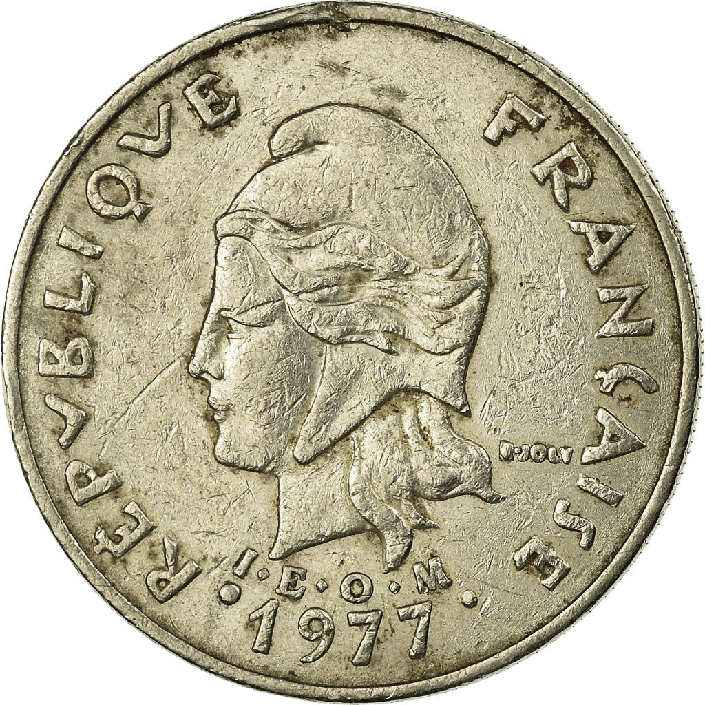 Monnaie, Nouvelle-Calédonie, 20 Francs, 1977, Paris, TB+, Nickel, KM:12