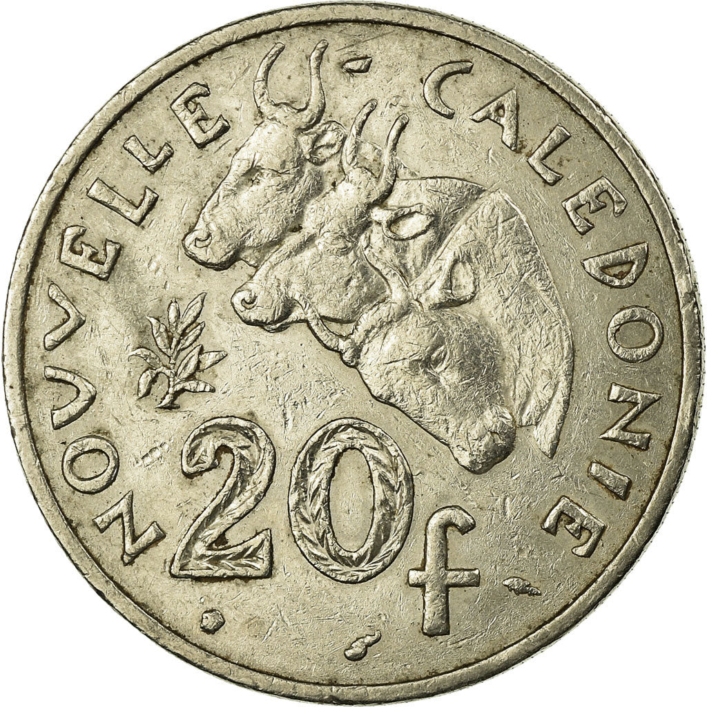 Monnaie, Nouvelle-Calédonie, 20 Francs, 1977, Paris, TB+, Nickel, KM:12