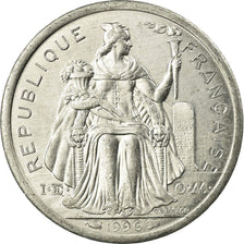 Coin, New Caledonia, Franc, 1996, Paris, EF(40-45), Aluminum, KM:10