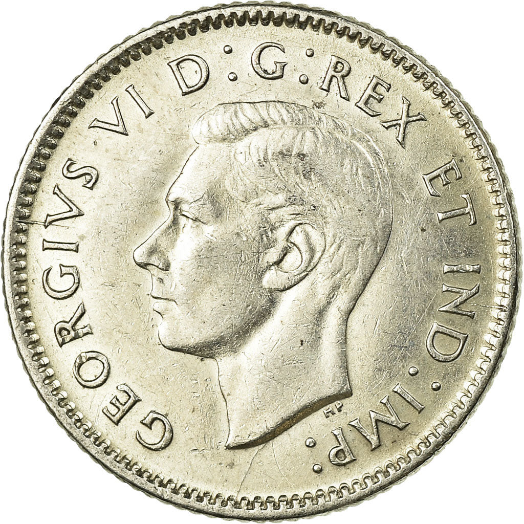 Coin, Canada, George VI, 10 Cents, 1942, Royal Canadian Mint, Ottawa, EF(40-45)