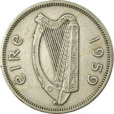 Monnaie, IRELAND REPUBLIC, Florin, 1959, TTB, Copper-nickel, KM:15a