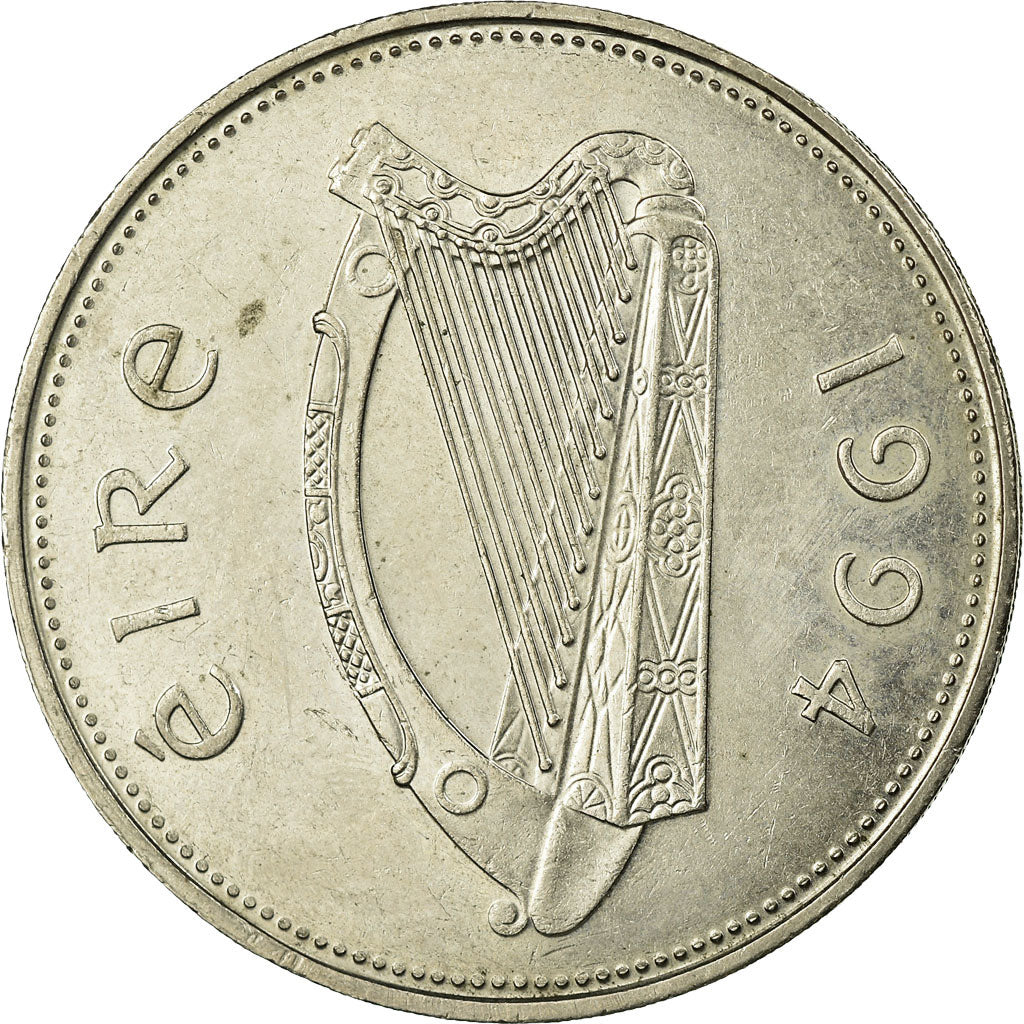 Monnaie, IRELAND REPUBLIC, Punt, Pound, 1994, TTB, Copper-nickel, KM:27