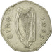 Moneta, REPUBBLICA D’IRLANDA, 50 Pence, 1983, MB+, Rame-nichel, KM:24