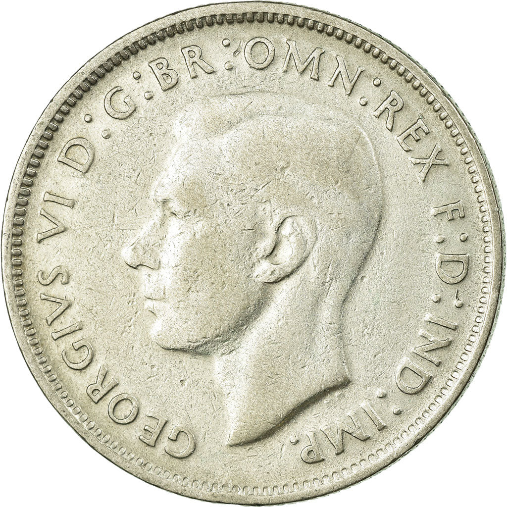 Coin, Australia, George VI, Florin, 1947, Melbourne, EF(40-45), Silver, KM:40a