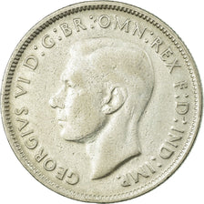Coin, Australia, George VI, Florin, 1947, Melbourne, EF(40-45), Silver, KM:40a