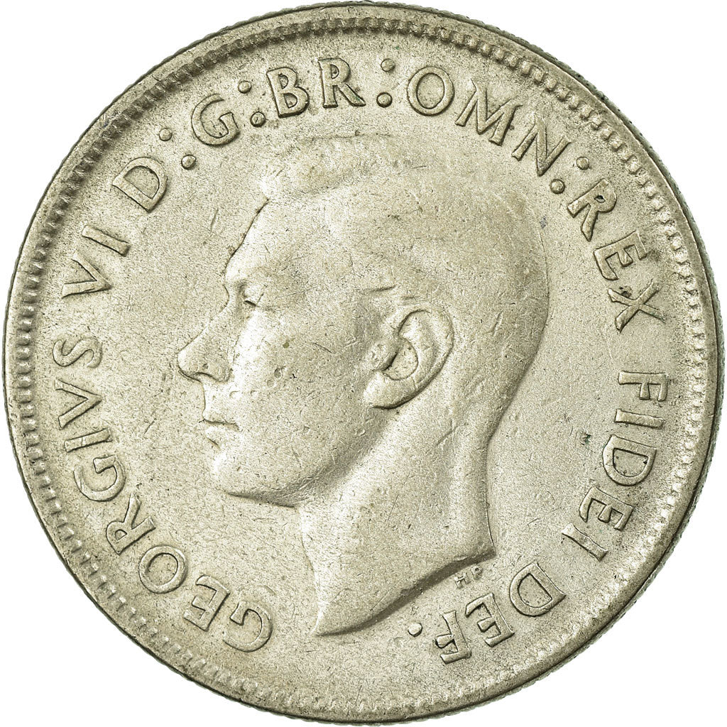 Coin, Australia, George VI, Florin, 1951, Melbourne, EF(40-45), Silver, KM:48
