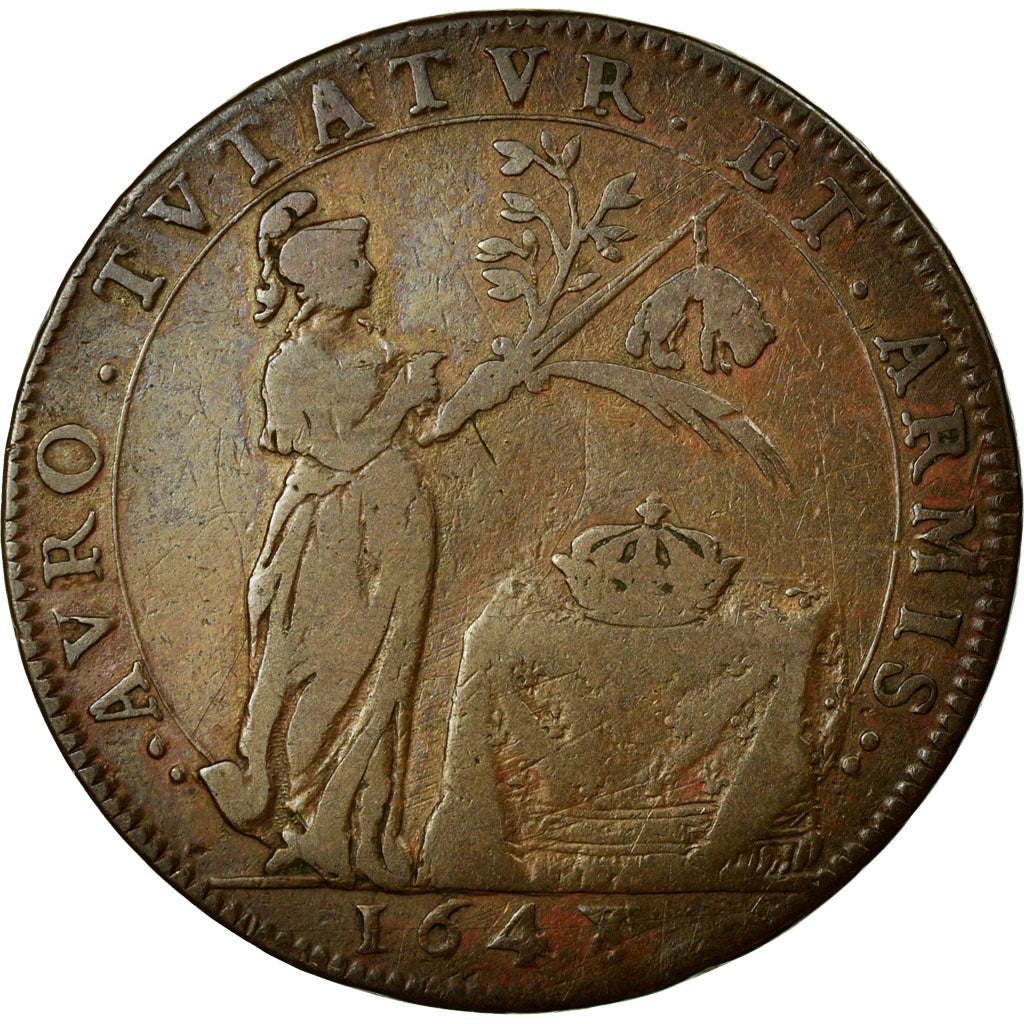 France, Jeton, Royal, EF(40-45), Copper, Feuardent:9955.