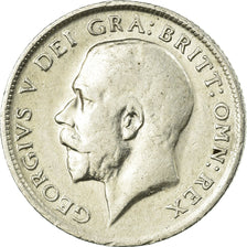 Coin, Great Britain, George V, 6 Pence, 1916, EF(40-45), Silver, KM:815