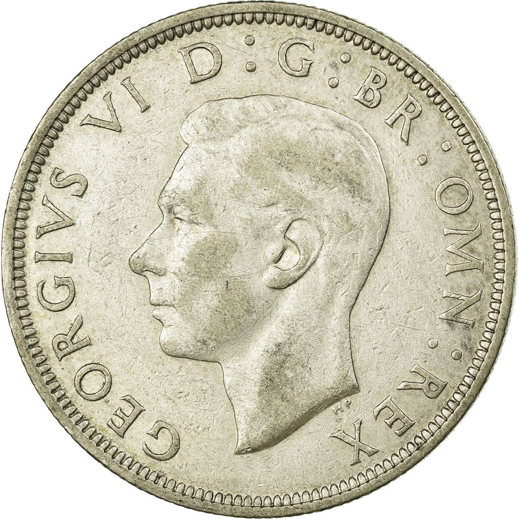 Coin, Great Britain, George VI, 1/2 Crown, 1940, VF(30-35), Silver, KM:856