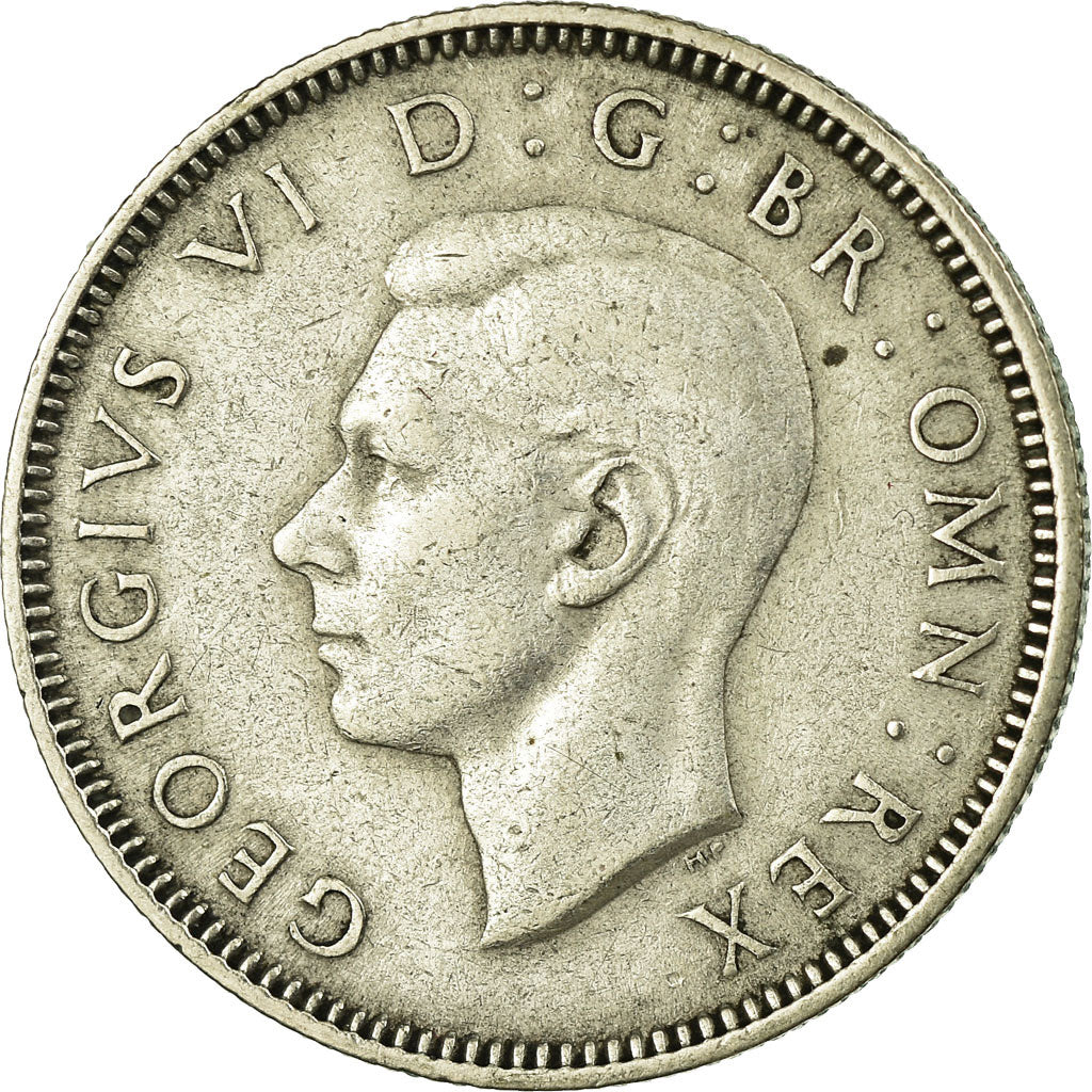 Coin, Great Britain, George VI, Shilling, 1945, VF(30-35), Silver, KM:854