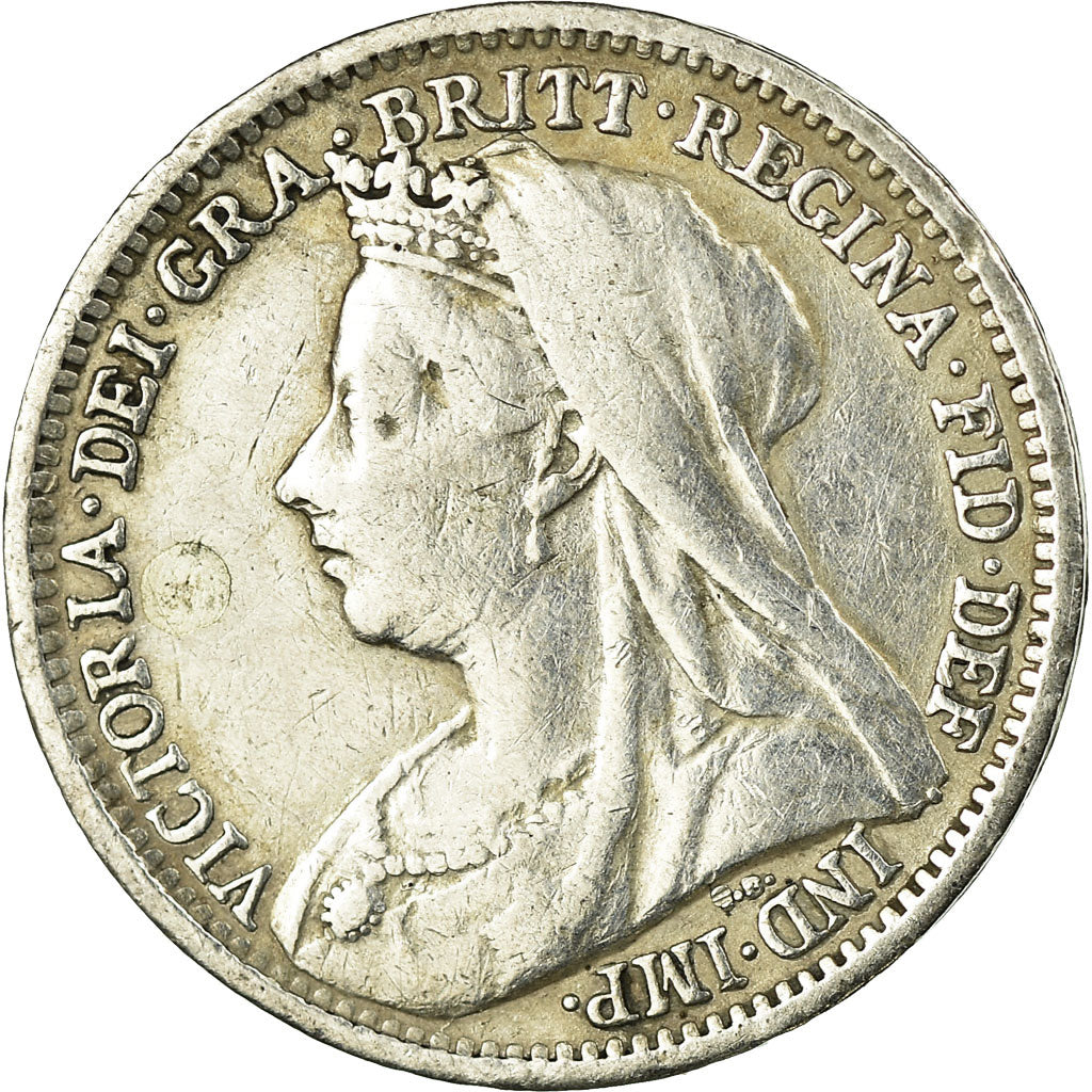 Coin, Great Britain, Victoria, 3 Pence, 1899, EF(40-45), Silver, KM:777
