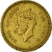 Moneta, Ceylon, George VI, 25 Cents, 1951, MB+, Nichel-ottone, KM:122