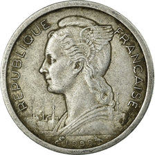 Moneda, Somalia francesa, Franc, 1959, Paris, BC+, Aluminio, KM:8