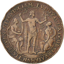 France, Royal, Token, EF(40-45), Copper, 27, 6.70