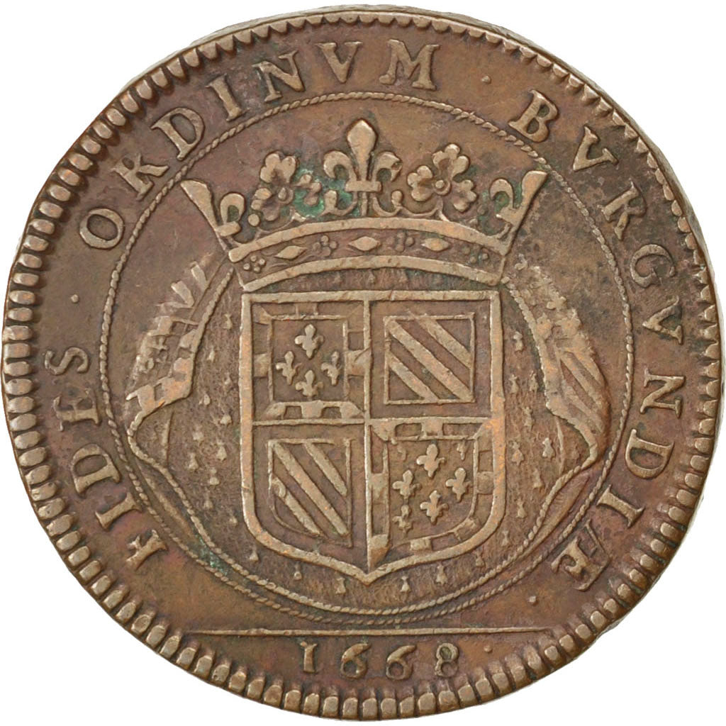 France, Royal, Token, EF(40-45), Copper, 27, 6.70