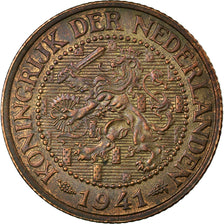 Coin, Netherlands, Wilhelmina I, 2-1/2 Cent, 1941, VF(30-35), Bronze, KM:150