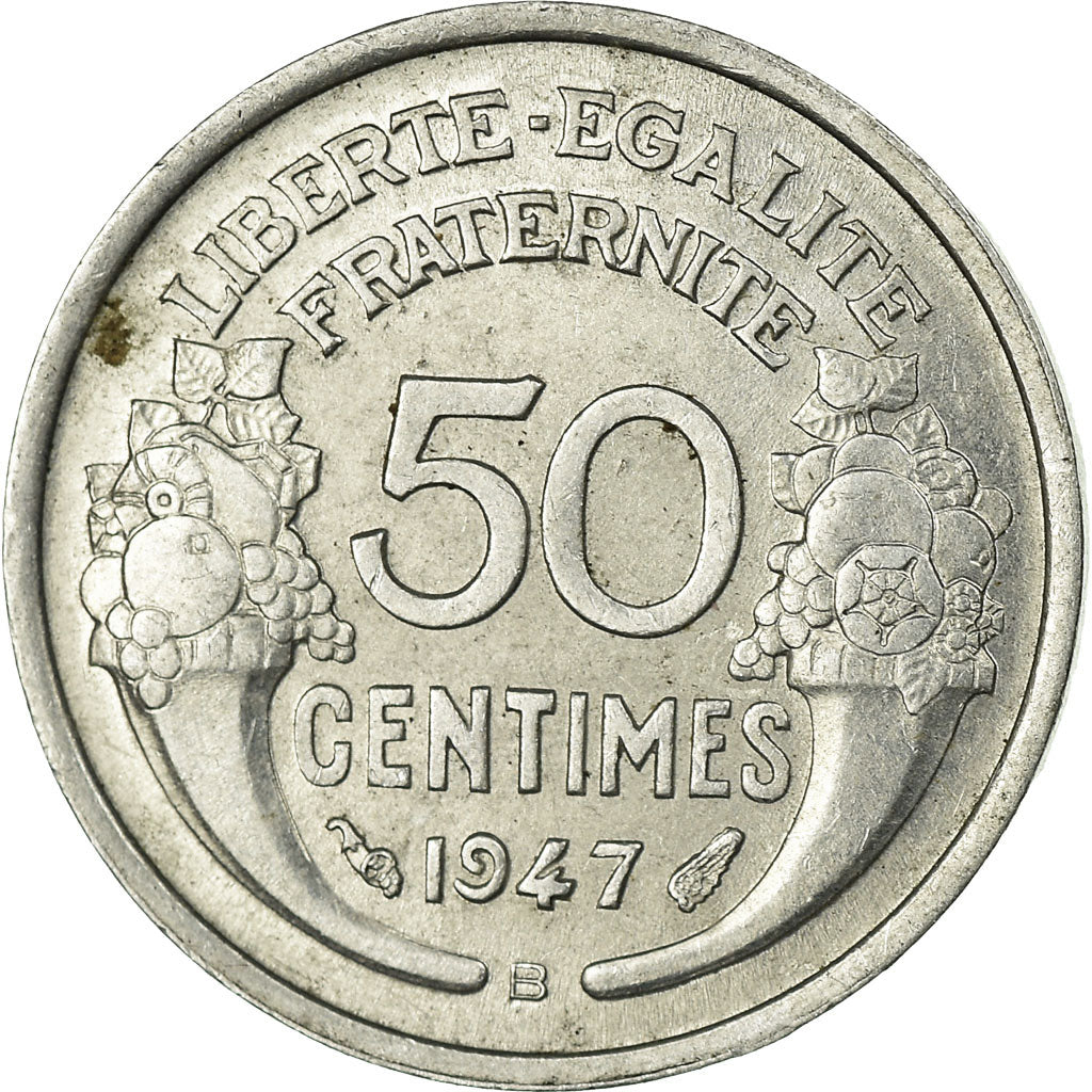 Coin, France, Morlon, 50 Centimes, 1947, Beaumont - Le Roger, VF(30-35)