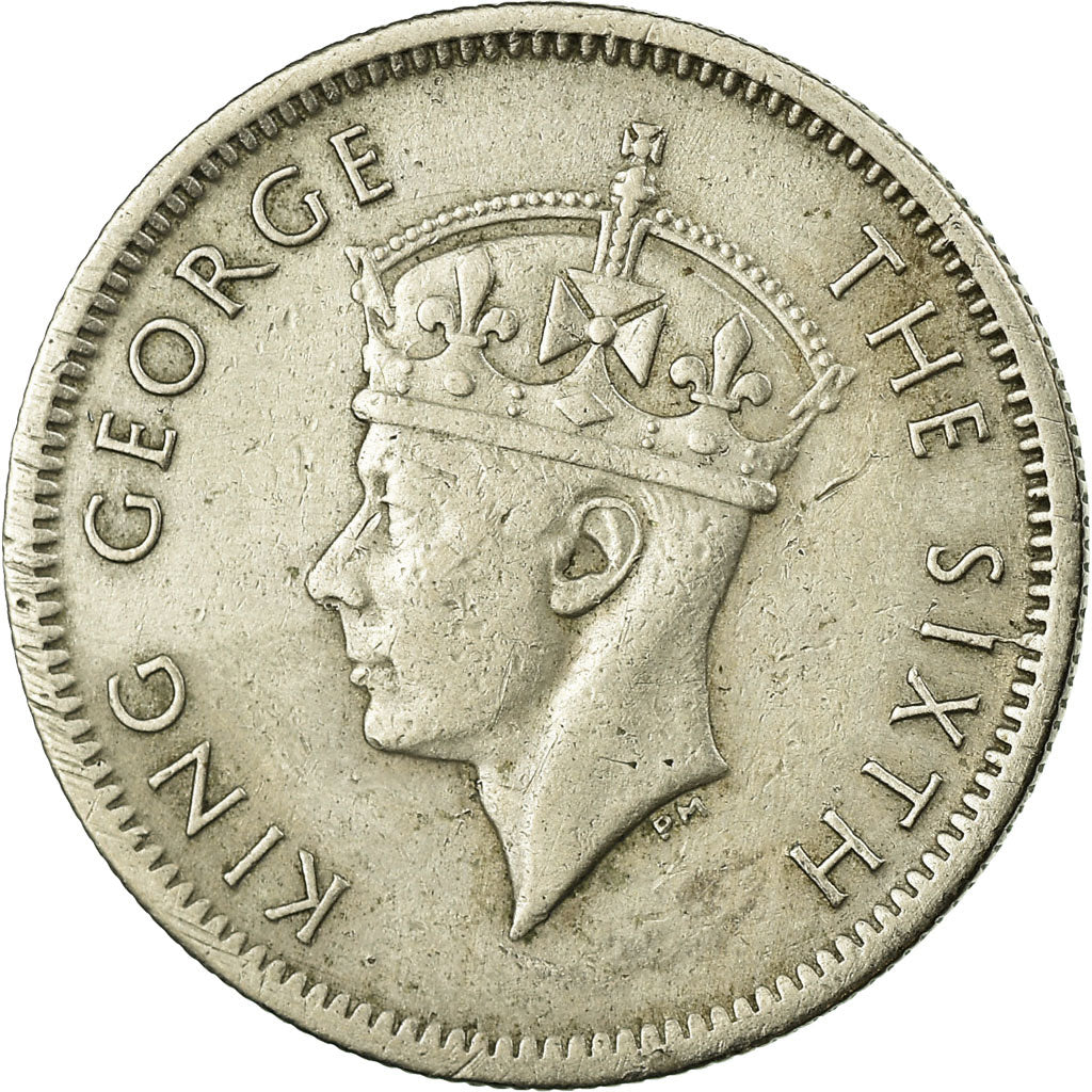 Coin, MALAYA, 10 Cents, 1949, VF(30-35), Copper-nickel, KM:8