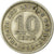 Moeda, MALAIA E BORNÉU BRITÂNICO, 10 Cents, 1953, VF(30-35), Cobre-níquel