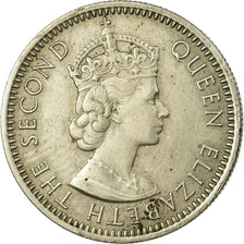 Moneta, MALEZJA I BRYTYJSKIE BORNEO, 10 Cents, 1957, VF(30-35), Miedź-Nikiel