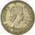 Moneda, PENÍNSULA MALAYA & BORNEO BRITÁNICO, 10 Cents, 1957, BC+, Cobre -