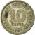 Moneta, MALEZJA I BRYTYJSKIE BORNEO, 10 Cents, 1957, VF(20-25), Miedź-Nikiel