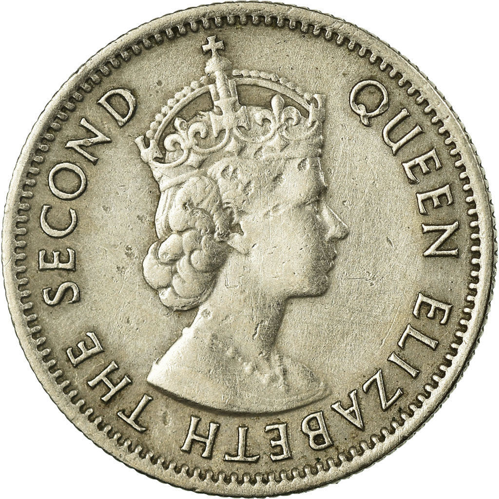 Monnaie, MALAYA & BRITISH BORNEO, 5 Cents, 1957, TB+, Copper-nickel, KM:1