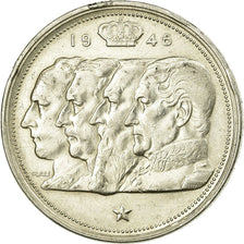 Coin, Belgium, 100 Francs, 100 Frank, 1948, EF(40-45), Silver, KM:139.1