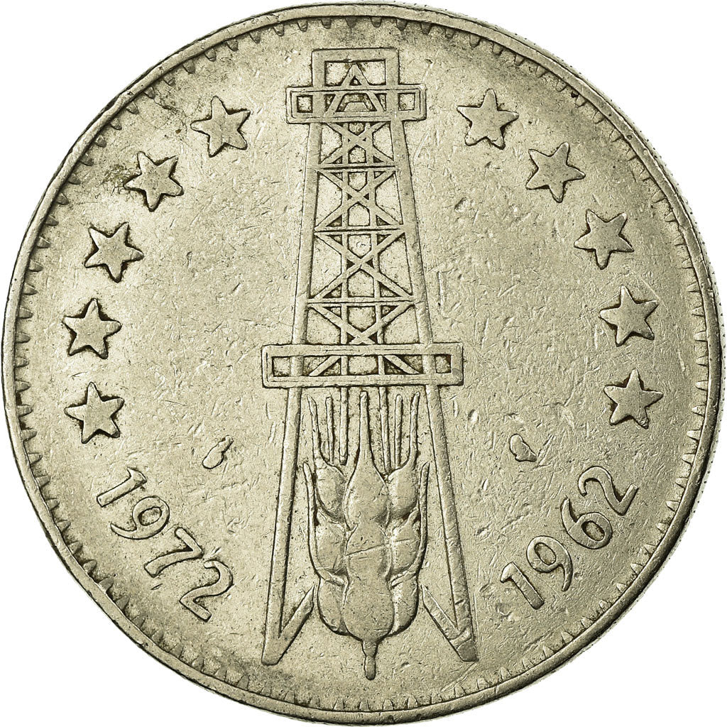 Moneta, Algeria, 5 Dinars, 1972, Paris, MB+, Argento, KM:105