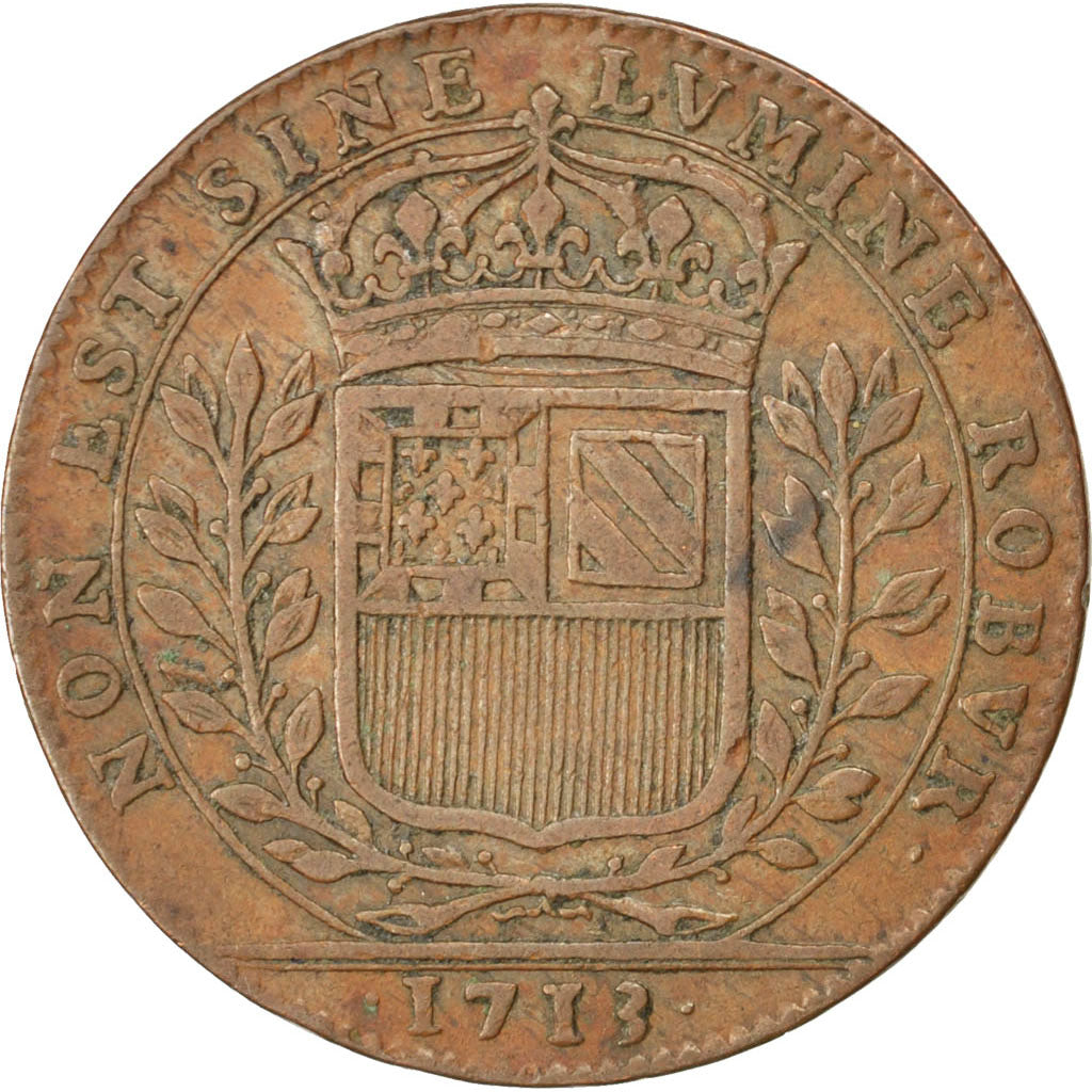 France, Royal, Token, EF(40-45), Copper, 30, Feuardent #10080., 8.40