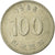 Moneta, KOREA-POŁUDNIOWA, 100 Won, 1988, VF(30-35), Miedź-Nikiel, KM:35.2