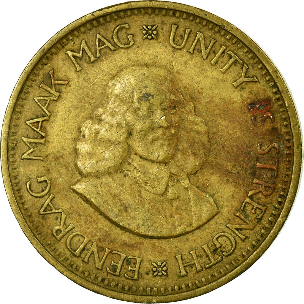Coin, South Africa, 1/2 Cent, 1962, VF(20-25), Brass, KM:56