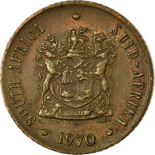 Coin, South Africa, 1/2 Cent, 1970, VF(30-35), Bronze, KM:81