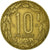 Moneda, Estados del África central, 10 Francs, 1981, Paris, BC+, Aluminio -