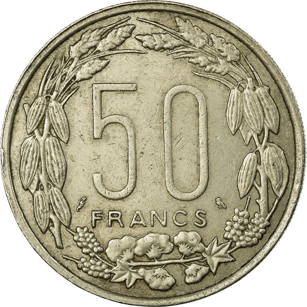 Coin, EQUATORIAL AFRICAN STATES, 50 Francs, 1961, Paris, VF(30-35)