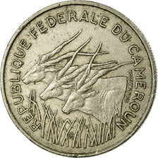Coin, Cameroon, 100 Francs, 1971, Paris, EF(40-45), Nickel, KM:15