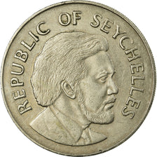 Coin, Seychelles, Rupee, 1976, British Royal Mint, VF(30-35), Copper-nickel