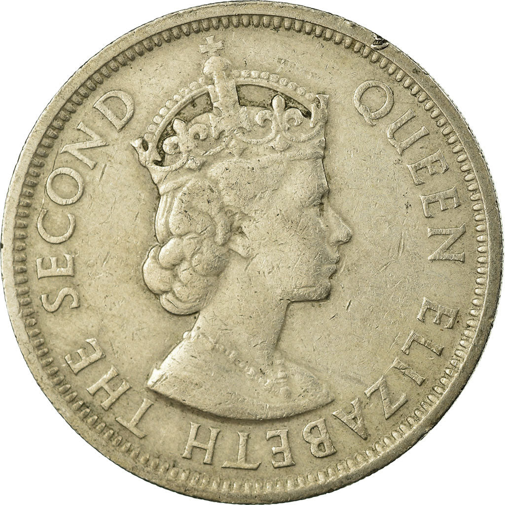 Coin, Seychelles, Rupee, 1974, British Royal Mint, EF(40-45), Copper-nickel