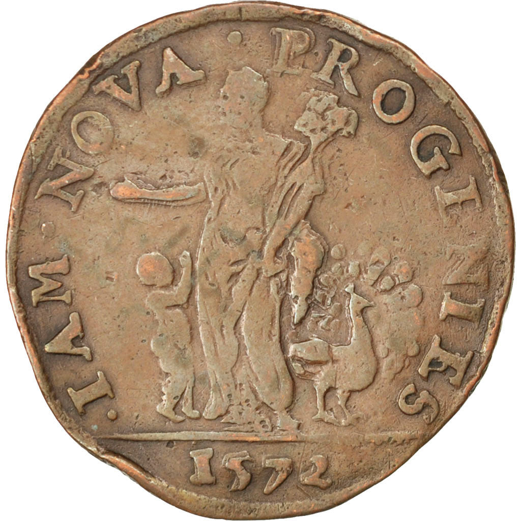 Spain, Spain, Token, VF(30-35), Copper, 29, Feuardent #13746, 4.60