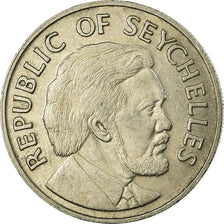 Coin, Seychelles, 50 Cents, 1976, British Royal Mint, EF(40-45), Copper-nickel