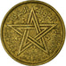 Munten, Marokko, Mohammed V, Franc, 1945, Paris, FR+, Aluminum-Bronze, KM:41
