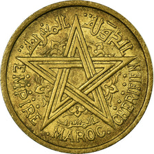 Coin, Morocco, Mohammed V, Franc, 1945, Paris, VF(30-35), Aluminum-Bronze, KM:41