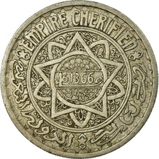 Moneta, Marocco, Mohammed V, 20 Francs, 1946, Paris, MB+, Rame-nichel, KM:45