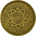 Coin, Morocco, Mohammed V, 5 Francs, 1945, Paris, VF(30-35), Aluminum-Bronze