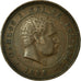 Moneta, Portogallo, Carlos I, 5 Reis, 1899, MB+, Bronzo, KM:530