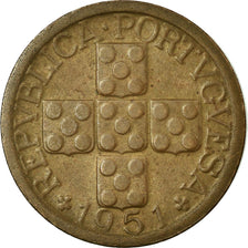 Coin, Portugal, 10 Centavos, 1951, VF(30-35), Bronze, KM:583